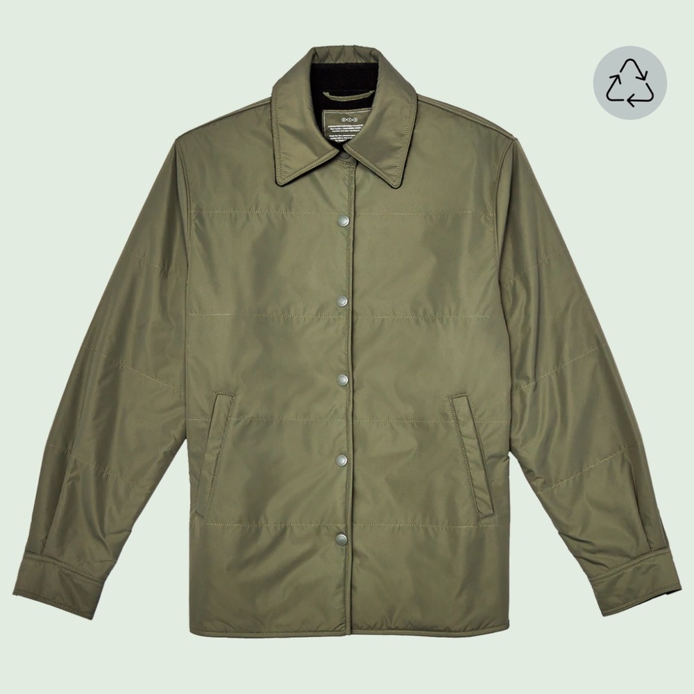 DARE TO ROAM BY CIARA Recycled Nylon Shacket